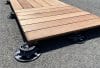 dalles terrasse bois en ipe sur plot