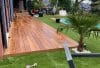 terrasse en bois jatoba avec piscine