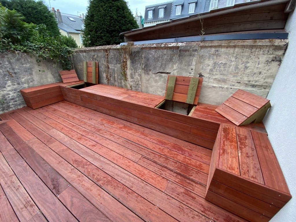 Terrasse bois Padouk