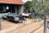 Terrasse En bois, salon de jardin, salon d’extérieur estival, été