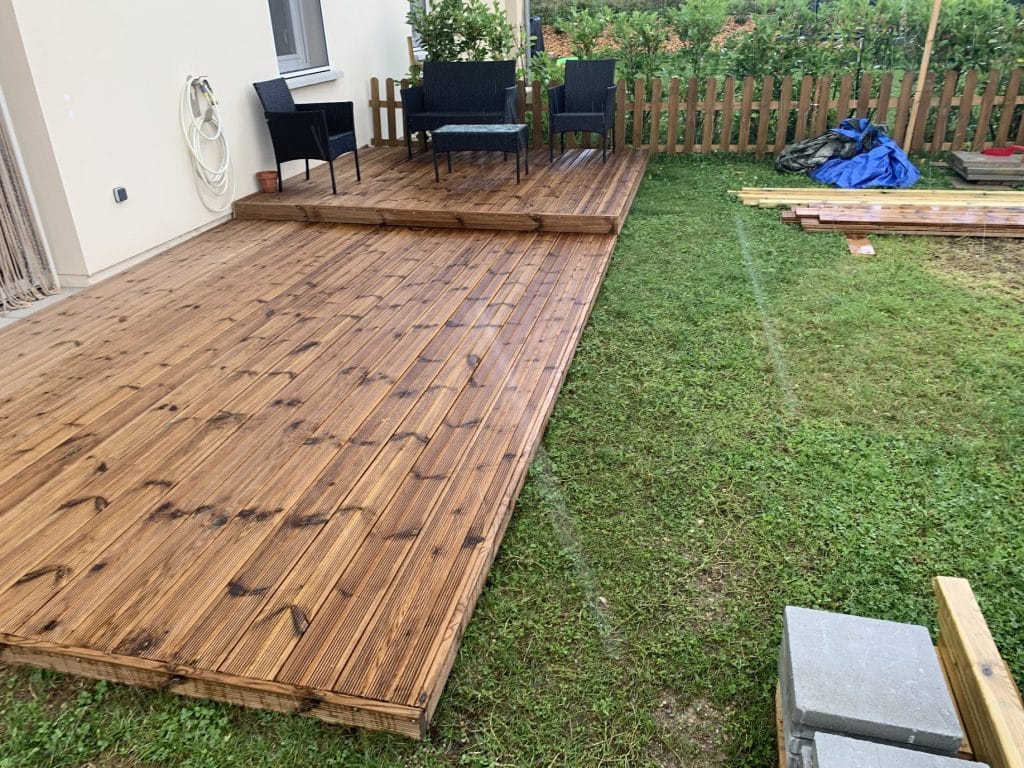 terrasse en bois, satisfaction avis client