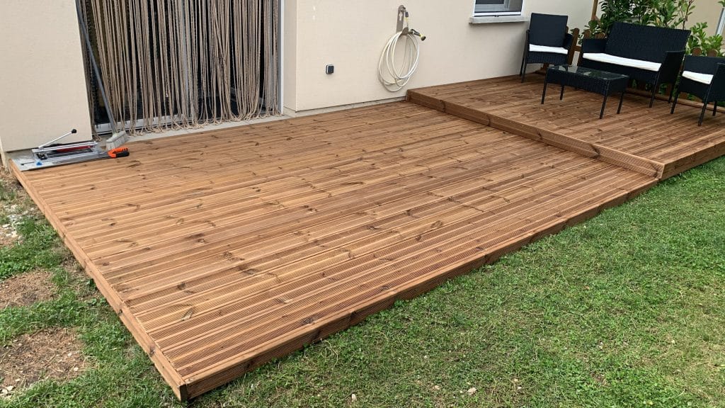 terrasse en bois, satisfaction avis client