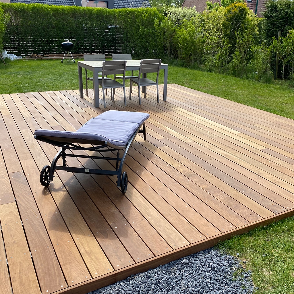 Terrasse en bois exotique ipé