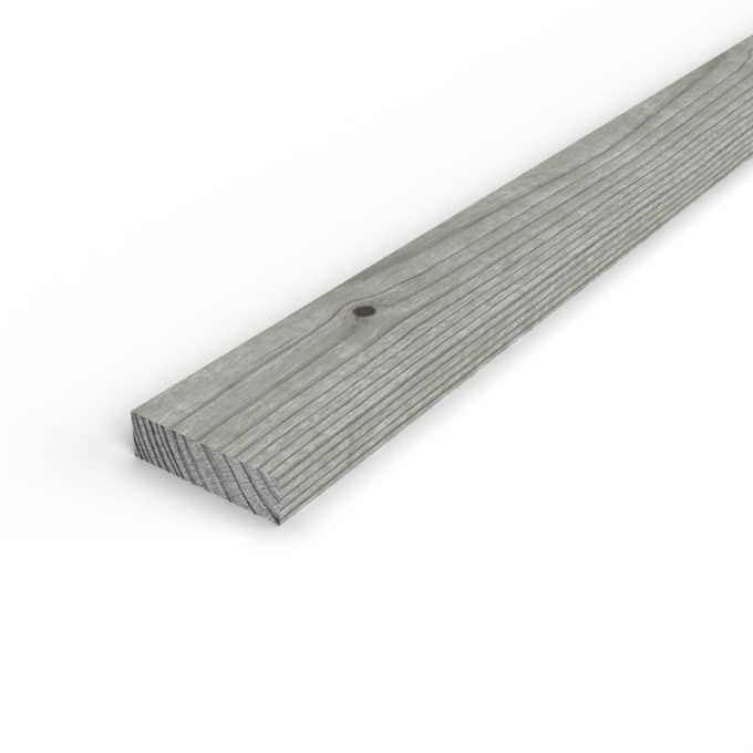 Latte bois 20x70 grise en pin sylvestre autoclave, pour brise-vue : pièce seule