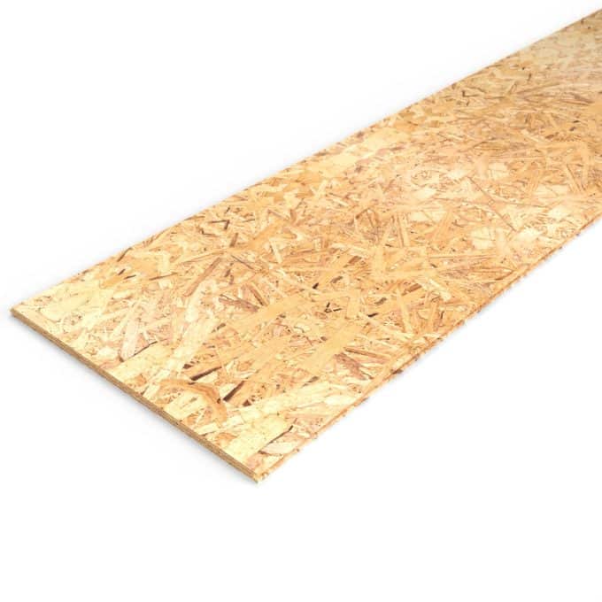 Dalle OSB rainuré 590x2440, OSB 3 de 18 mm emboîté sur les 4 côtés : pièce seule