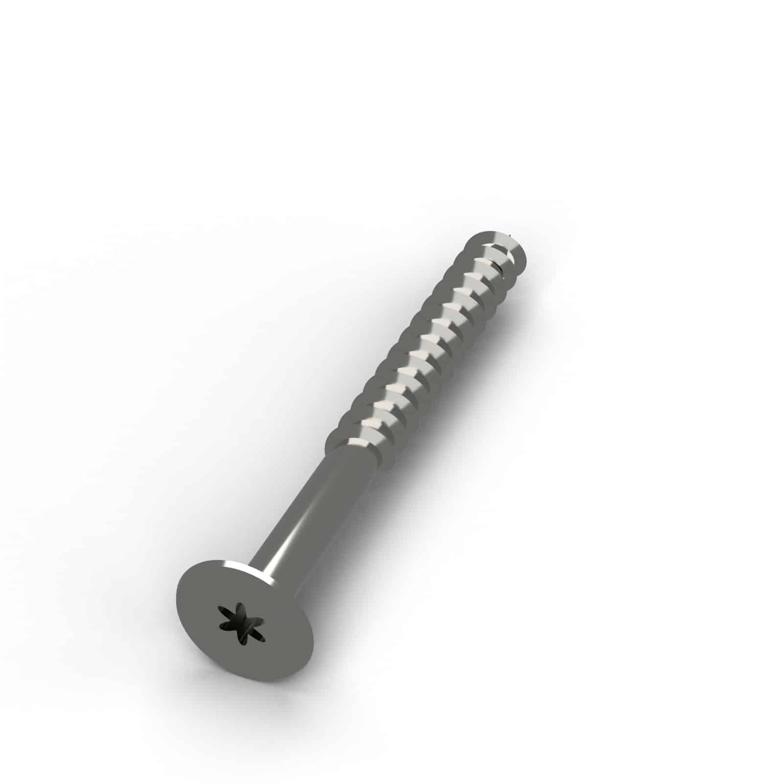 Vis inox A2 Torx à tête fraisée, 4x30, 5x50, 5x70 ou 5x100, boîte de 200 : vue principale